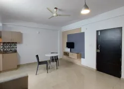 B003: Fully furnished 1 BHK Flat for rent in Whitefield | Kots Une