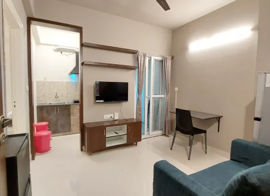 A205: Fully Furnished 1BHK Flat for rent in Bellandur | Kots Serein